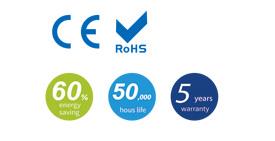 Shenzhen Toppo Lighting Photocell Tri-color 90lm/w 40W Wall Pack IP65 CE Rohs