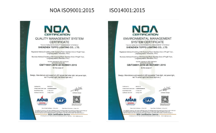 TUV listed emergency function led tri-proof light 1200mm