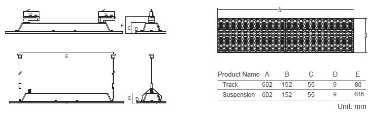 Osvetlenie nákupnej dráhy nahrádza rozmer osvetlenia trate Shopping track lighting replace halogen track lighting dimension