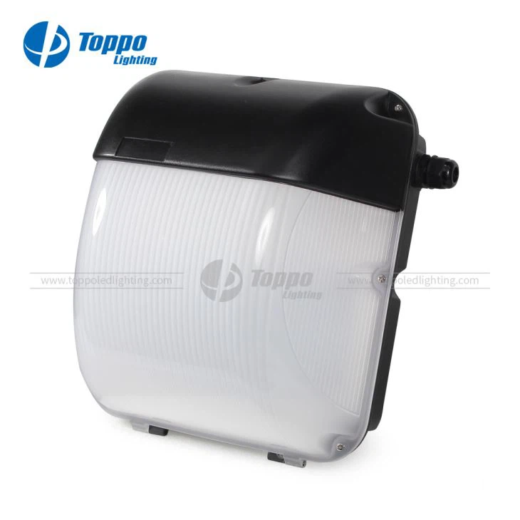 Toppo Nový LED Wallpack IP65 vodotesný V-0 Firerating Postavený v dizajne Philips vodiča